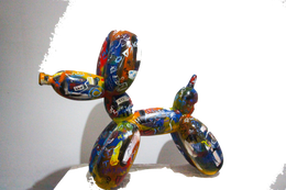 Drag&Drop transparent product image - Balloon Dog - Basquiat