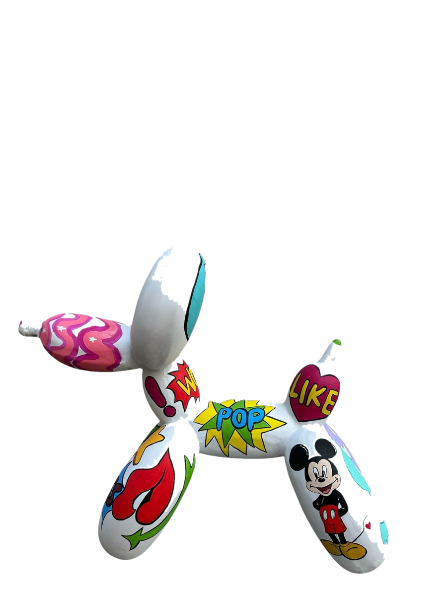 Drag&Drop transparent product image - Balloon Dog – Pop Art