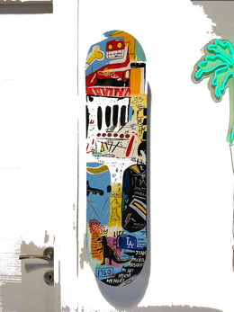 Drag&Drop transparent product image - Basquiat 2 - Skateboard Tablo