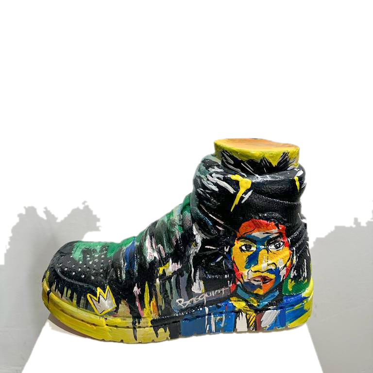 Drag&Drop transparent product image - Basquiat Nike
