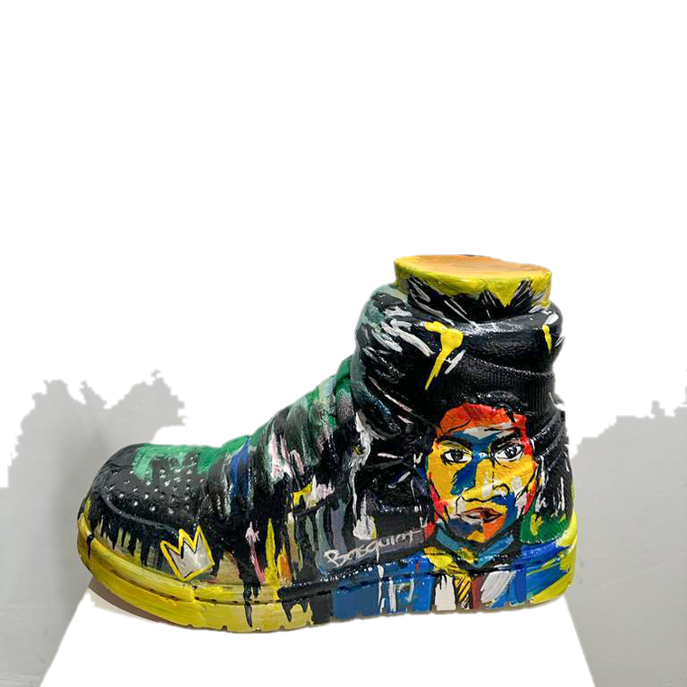 Drag&Drop transparent product image - Basquiat Nike