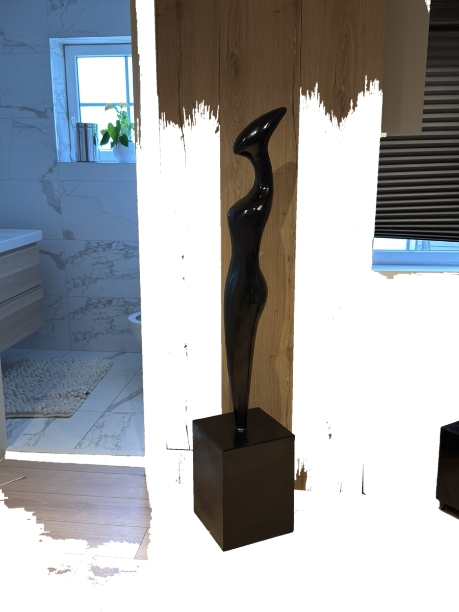 Drag&Drop transparent product image - Black woman abstract sculpture