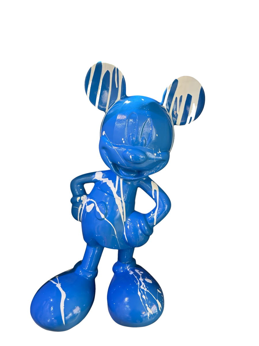 Drag&Drop transparent product image - Blue white mickey