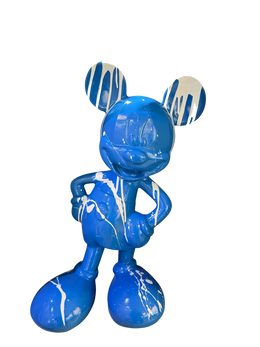 Drag&Drop transparent product image - Blue white mickey