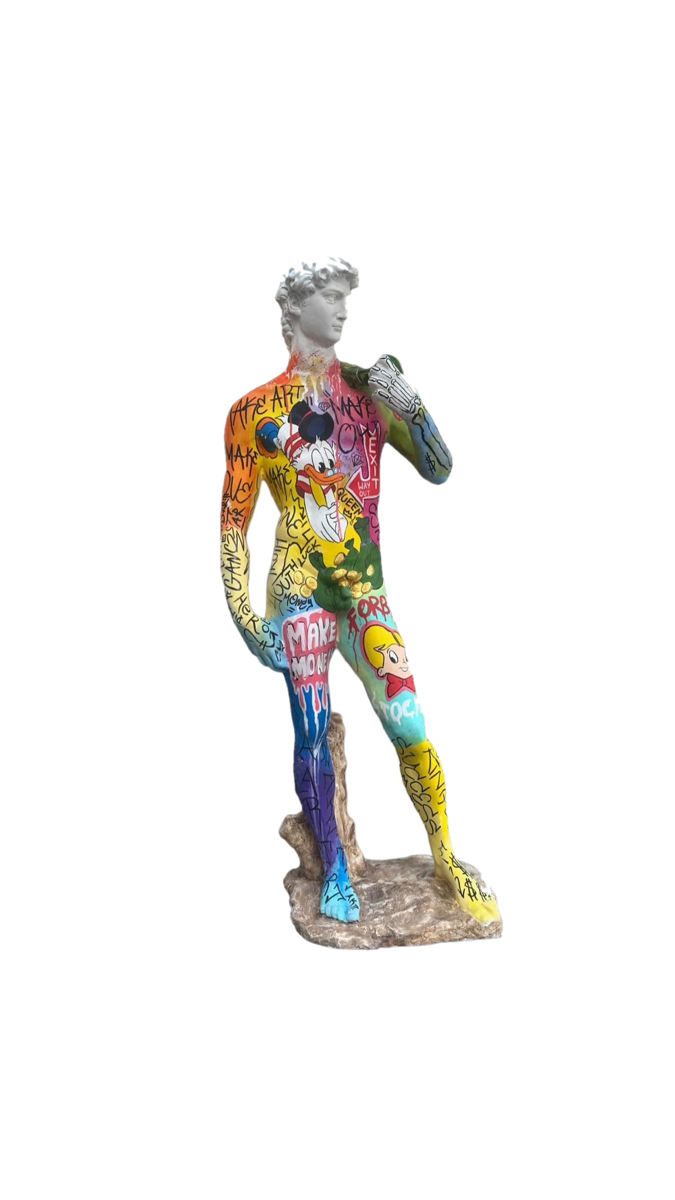 Drag&Drop transparent product image - David Pop Art Heykel