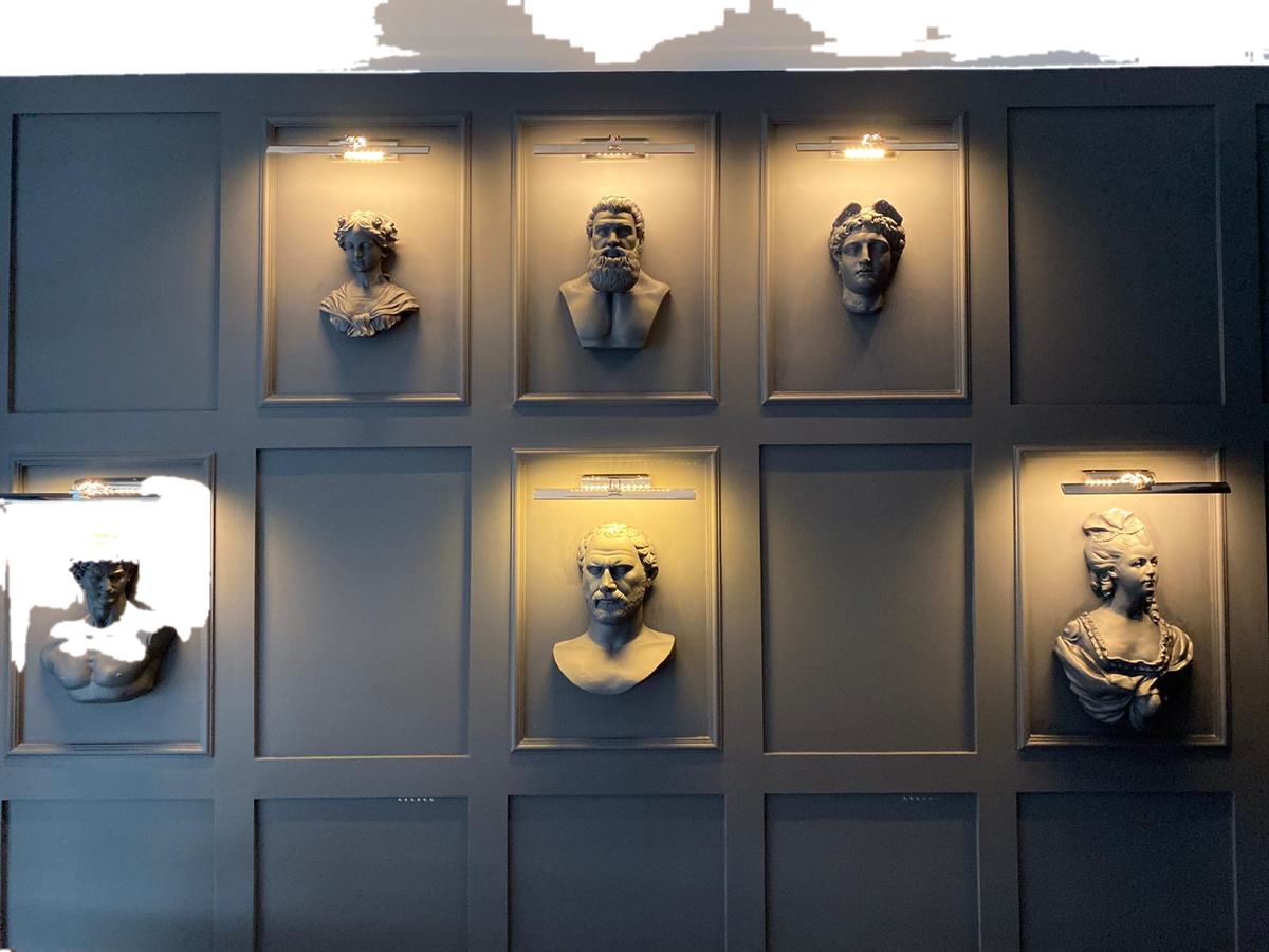 Drag&Drop transparent product image - Design Wall Bust
