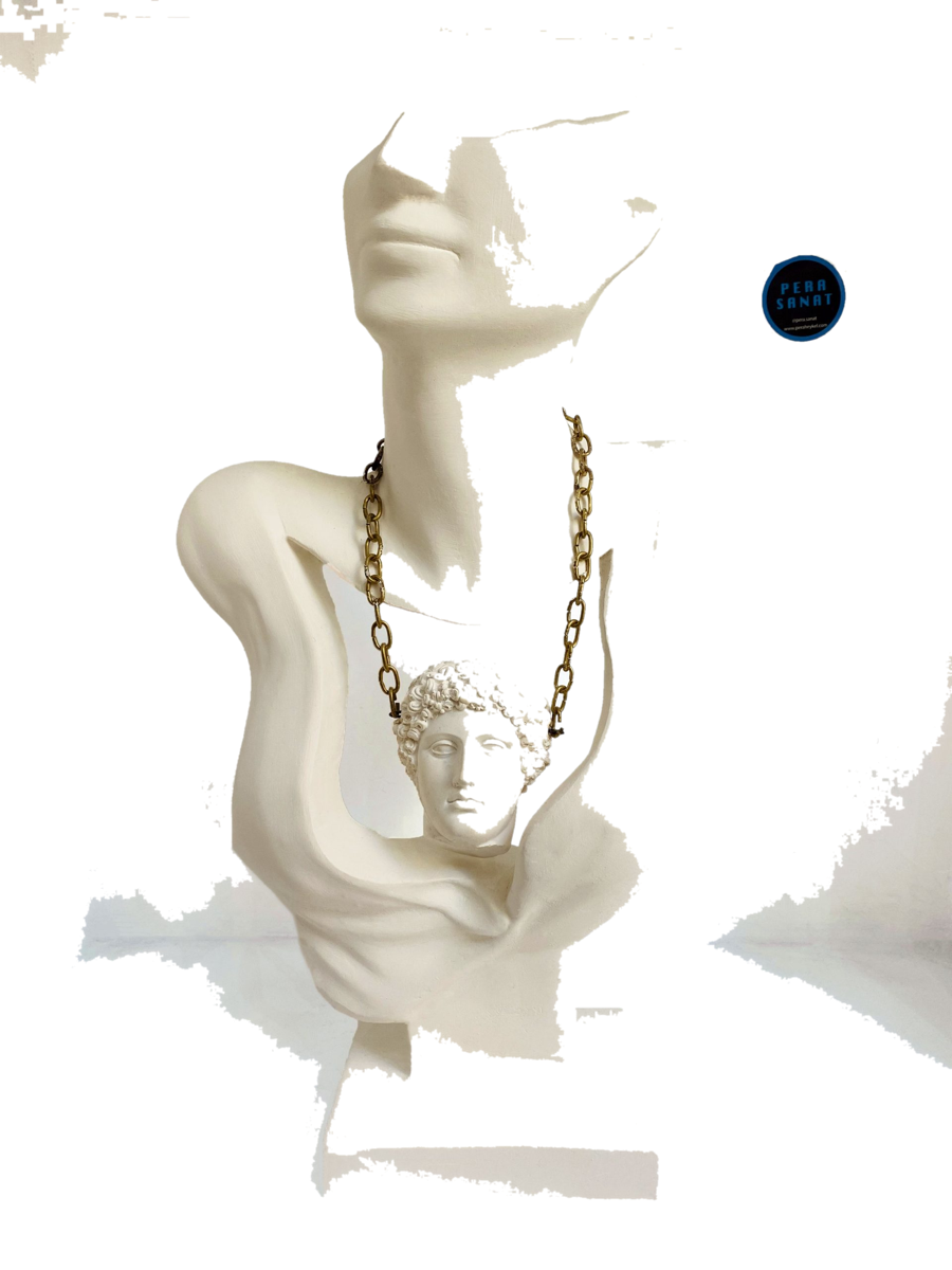 Drag&Drop transparent product image - Design Abstract Woman & Hermes