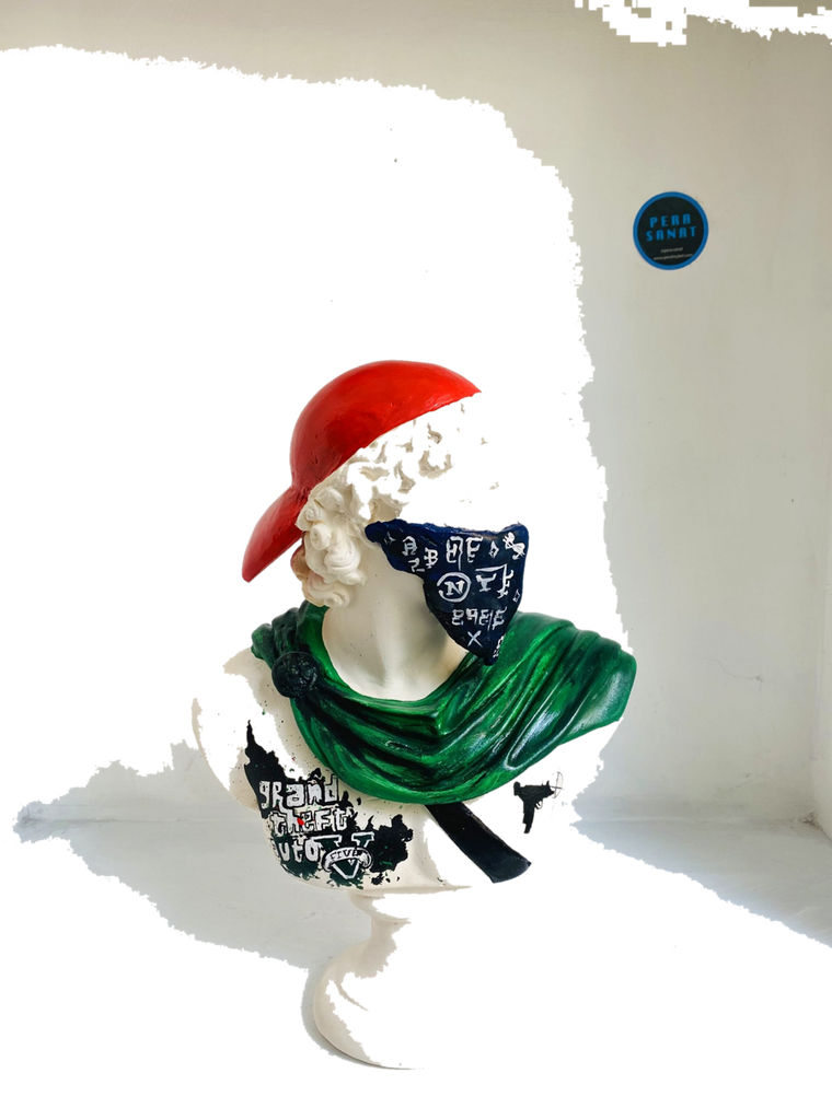 Drag&Drop transparent product image - Design Apollo Büst