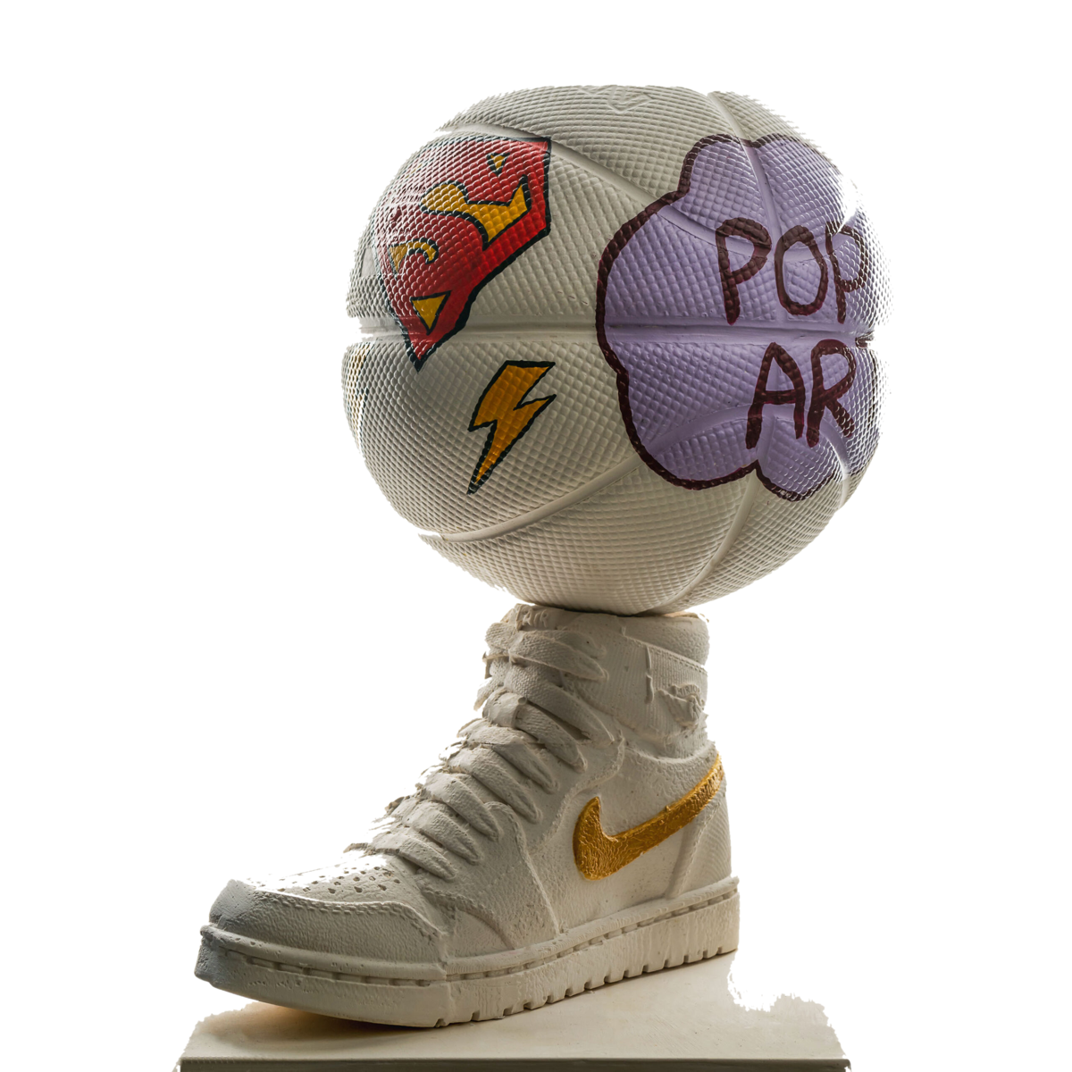 Drag&Drop transparent product image - Design Basketball Saksı Pop Art