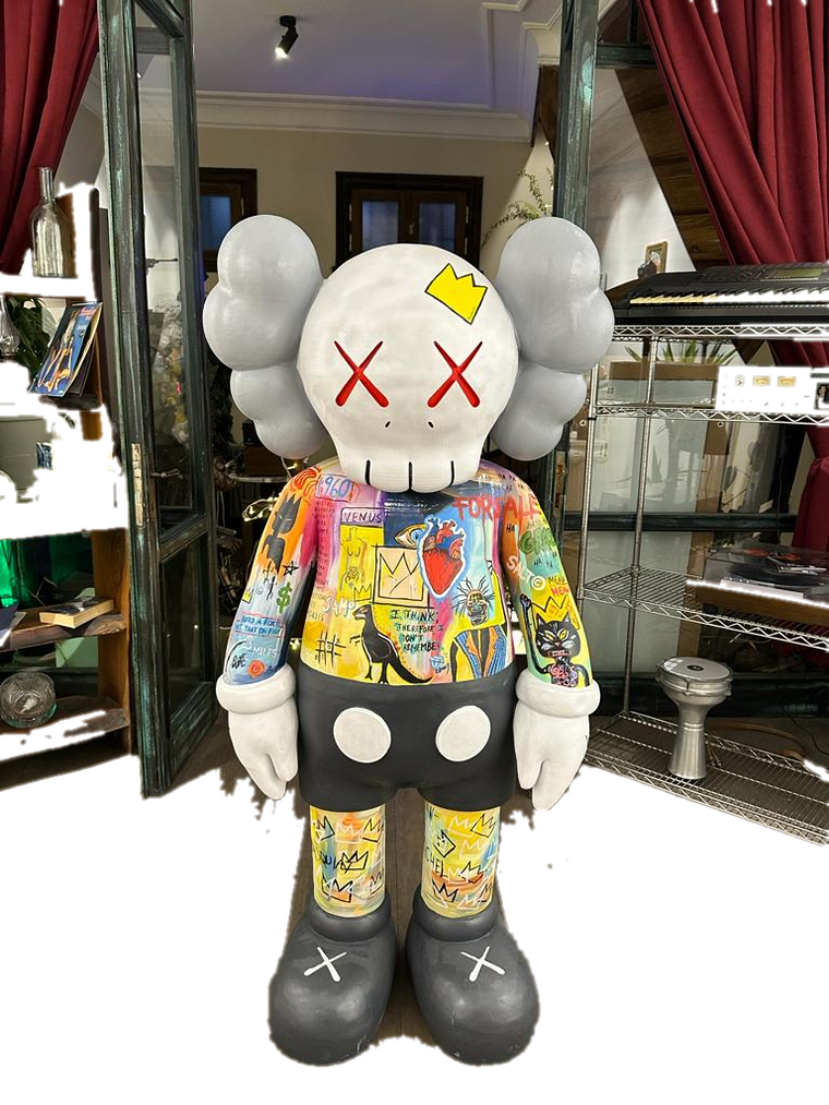 Drag&Drop transparent product image - Design Basquiat Kaws