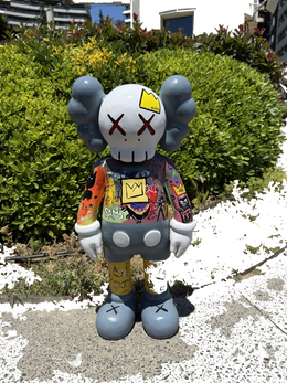 Drag&Drop transparent product image - Design Basquiat Kaws 60 cm