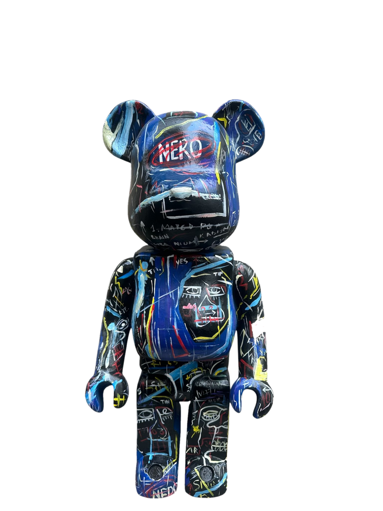 Drag&Drop transparent product image - Art Design Bearbrick 70 cm – Basquiat 2