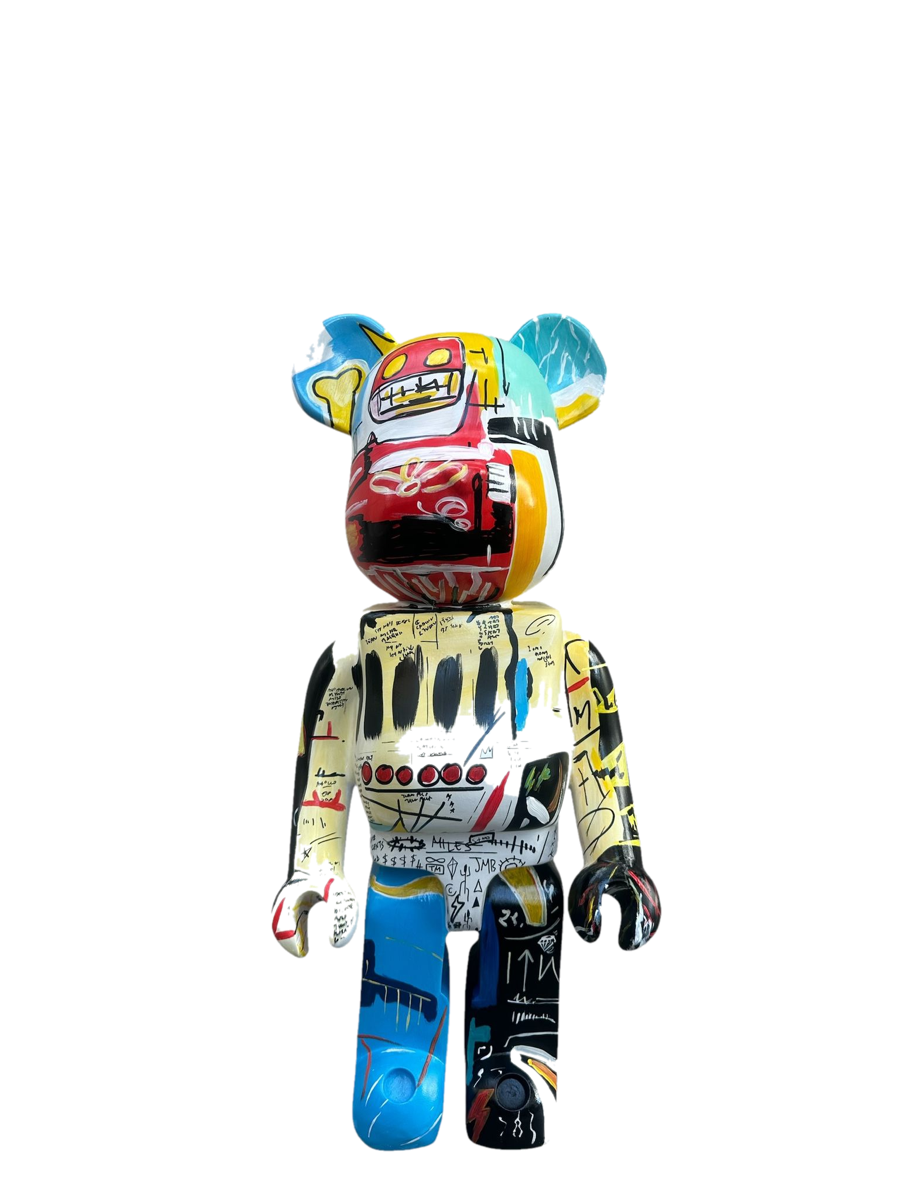 Drag&Drop transparent product image - Design Bearbrick 70 cm – Basquiat