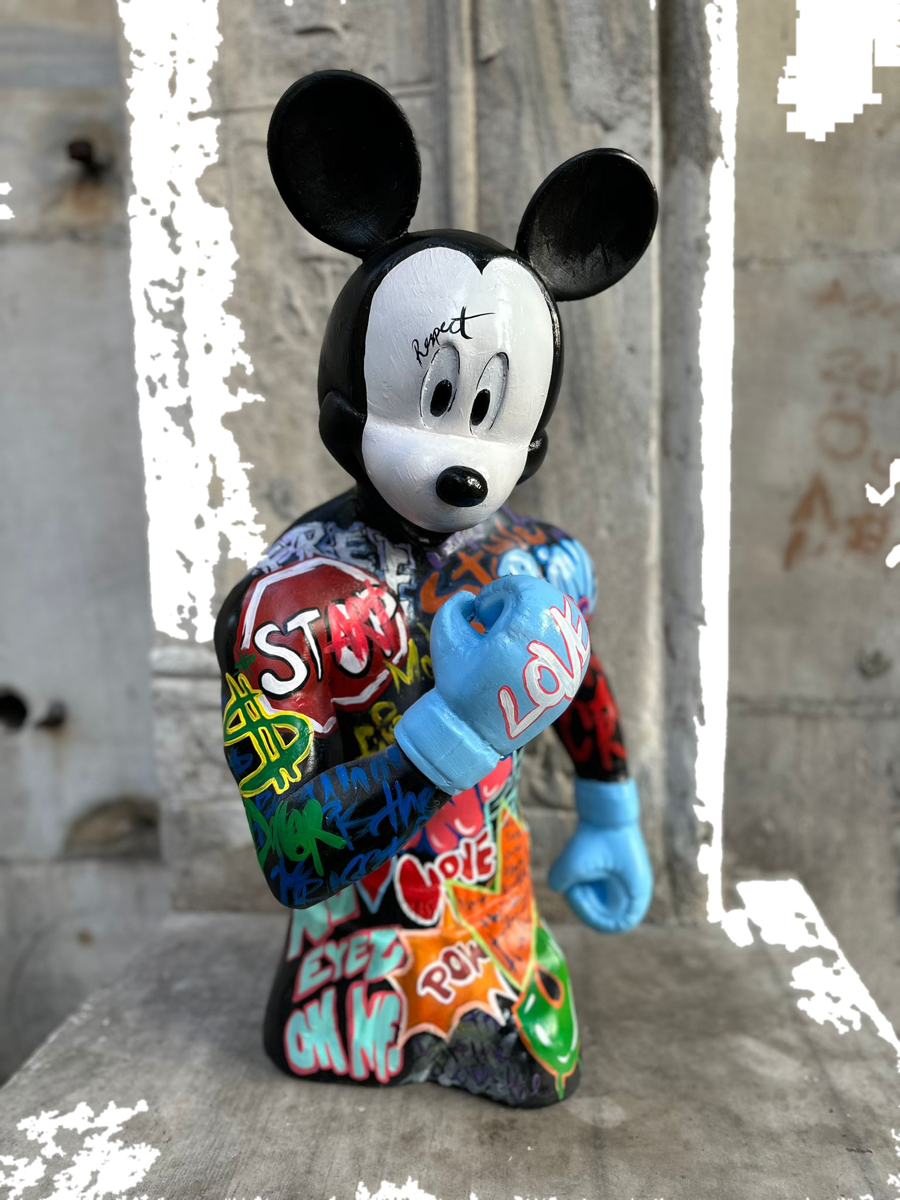 Drag&Drop transparent product image - Design Boksör Mickey Pop Art - 2