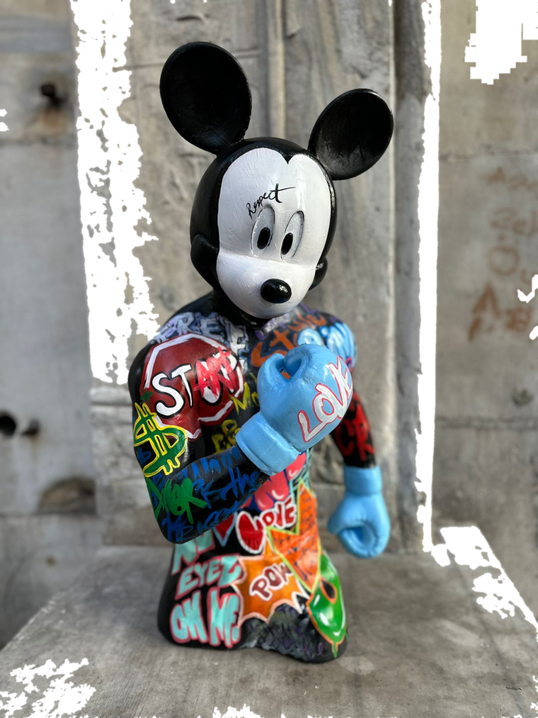 Drag&Drop transparent product image - Design Boksör Mickey Pop Art - 2