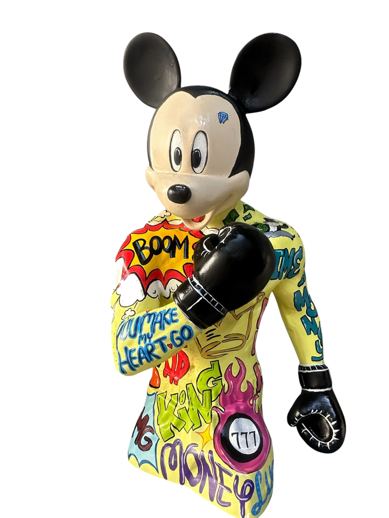 Drag&Drop transparent product image - Design Boksör Mickey Pop Art – 3