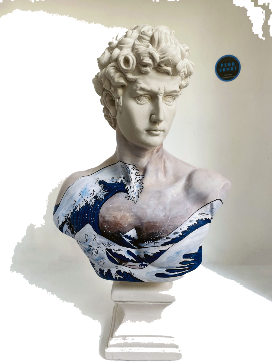 Drag&Drop transparent product image - Design David - The Great Wave off Kanagawa