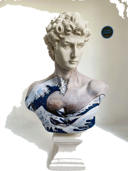 Drag&Drop transparent product image - Design David - The Great Wave off Kanagawa