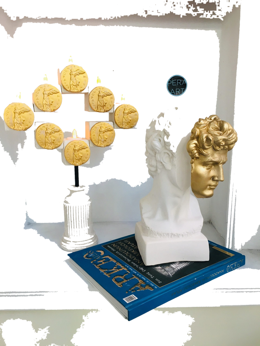 Drag&Drop transparent product image - Design Gold Mask David