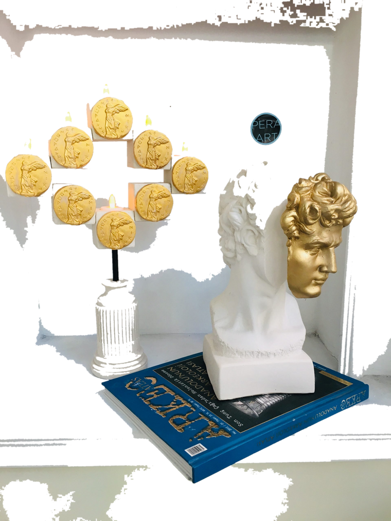 Drag&Drop transparent product image - Design Gold Mask David