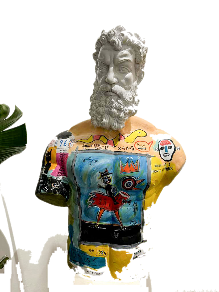 Drag&Drop transparent product image - Design Hercules Basquiat