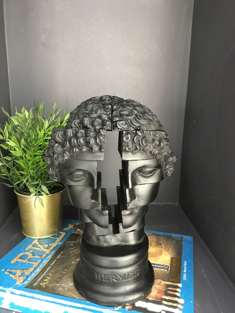 Drag&Drop transparent product image - DESİGN HERMES BUST-LEGO FACE