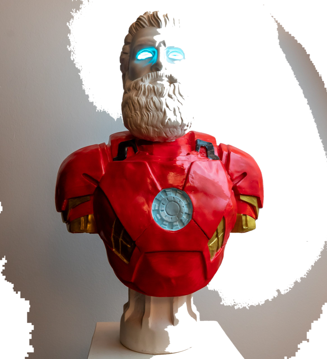 Drag&Drop transparent product image - Design İronman & Hercules Pop Art