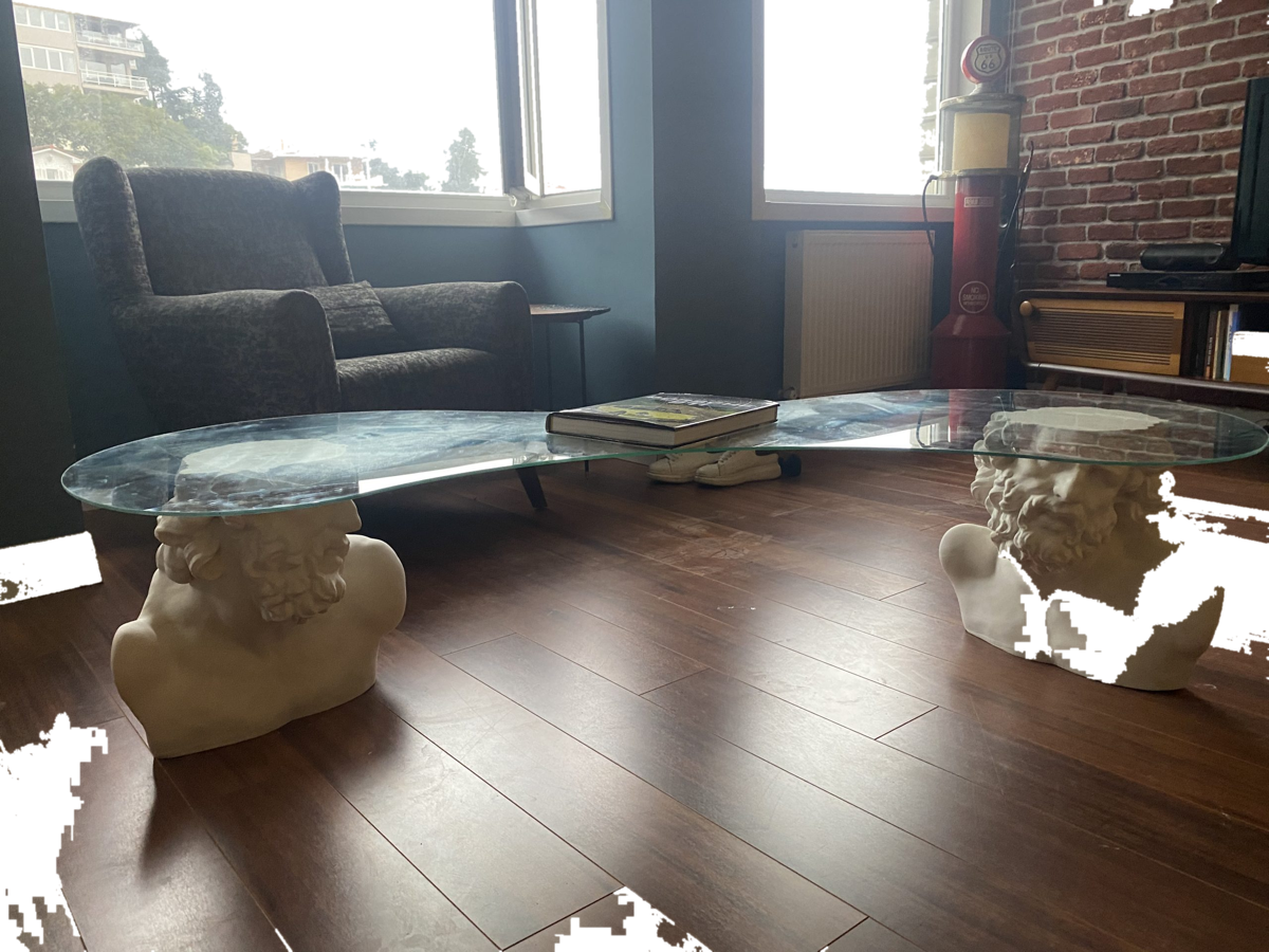Drag&Drop transparent product image - Design Laocoön Sehpa