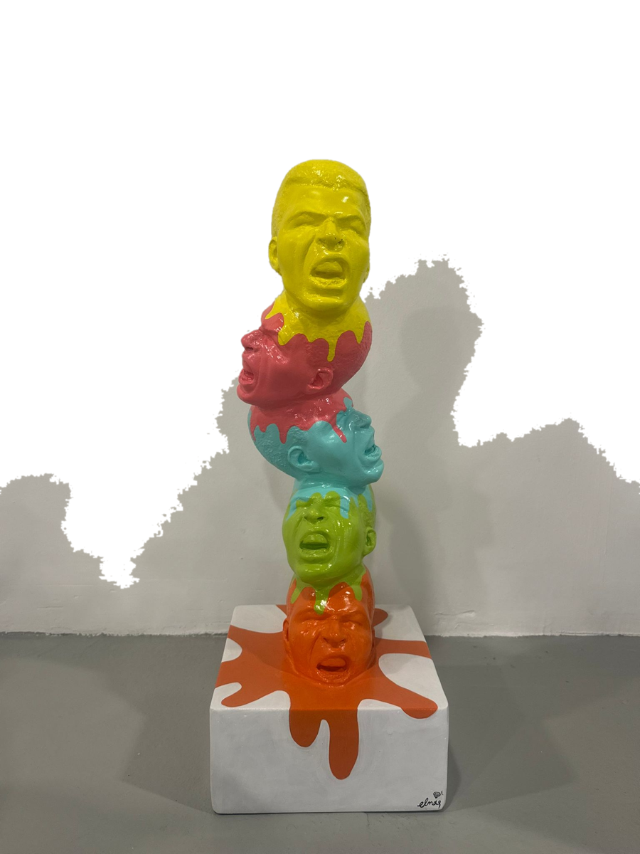 Drag&Drop transparent product image - Art Design Melting Heads