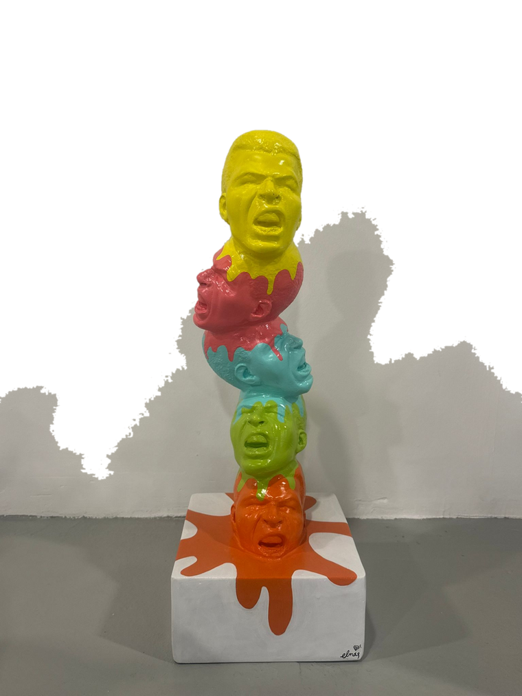 Drag&Drop transparent product image - Art Design Melting Heads