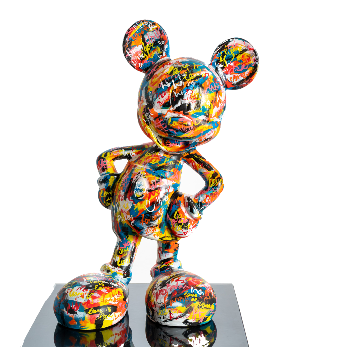 Drag&Drop transparent product image - Design Mickey Basquiat