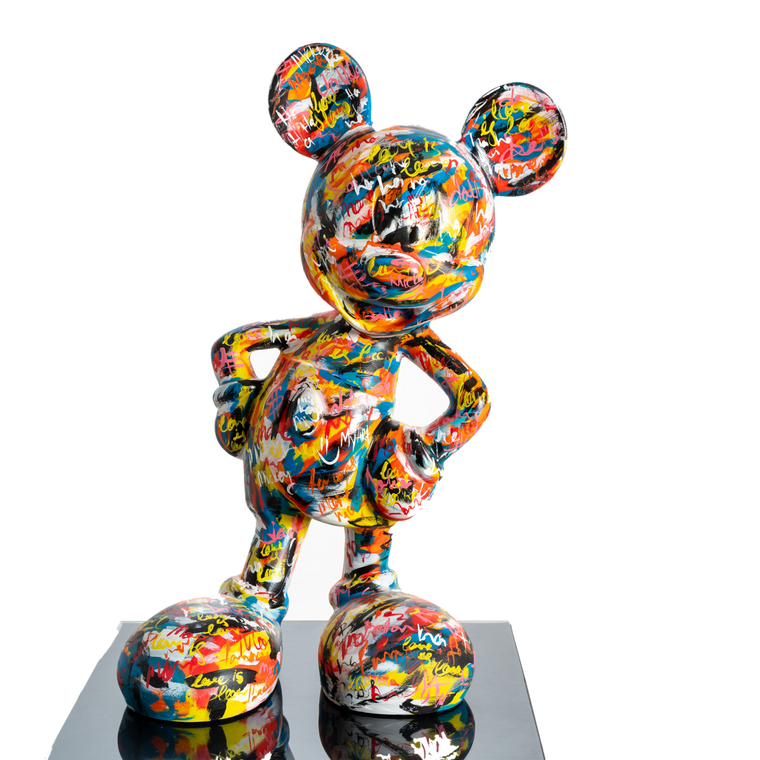 Drag&Drop transparent product image - Design Mickey Basquiat