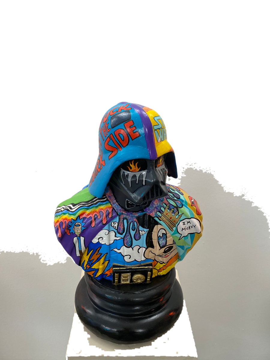 Drag&Drop transparent product image - Design Pop Art Darth Vader