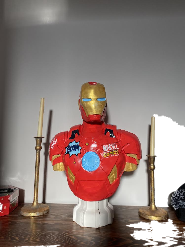 Drag&Drop transparent product image - Design Pop Art İronman
