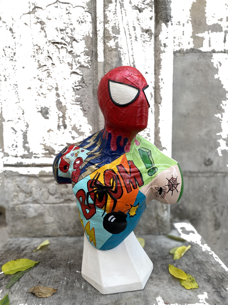 Drag&Drop transparent product image - Design Pop Art Spiderman