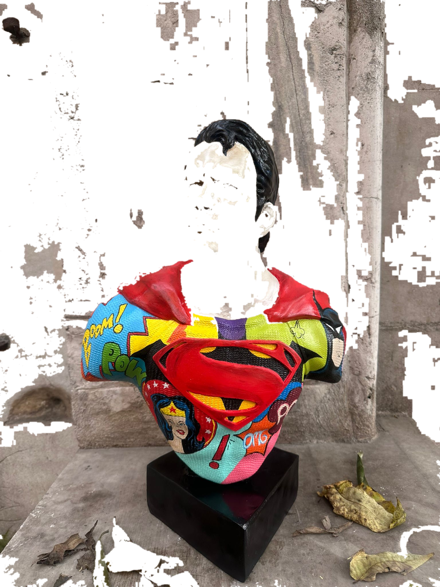 Drag&Drop transparent product image - Design Pop Art Superman
