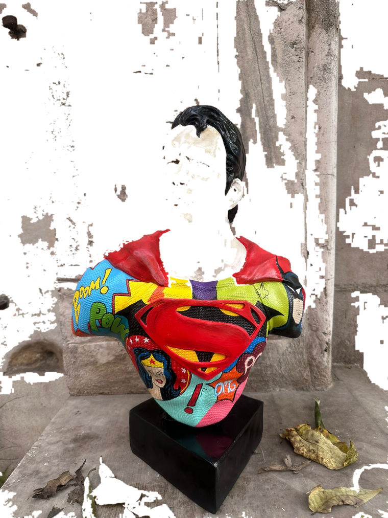 Drag&Drop transparent product image - Design Pop Art Superman