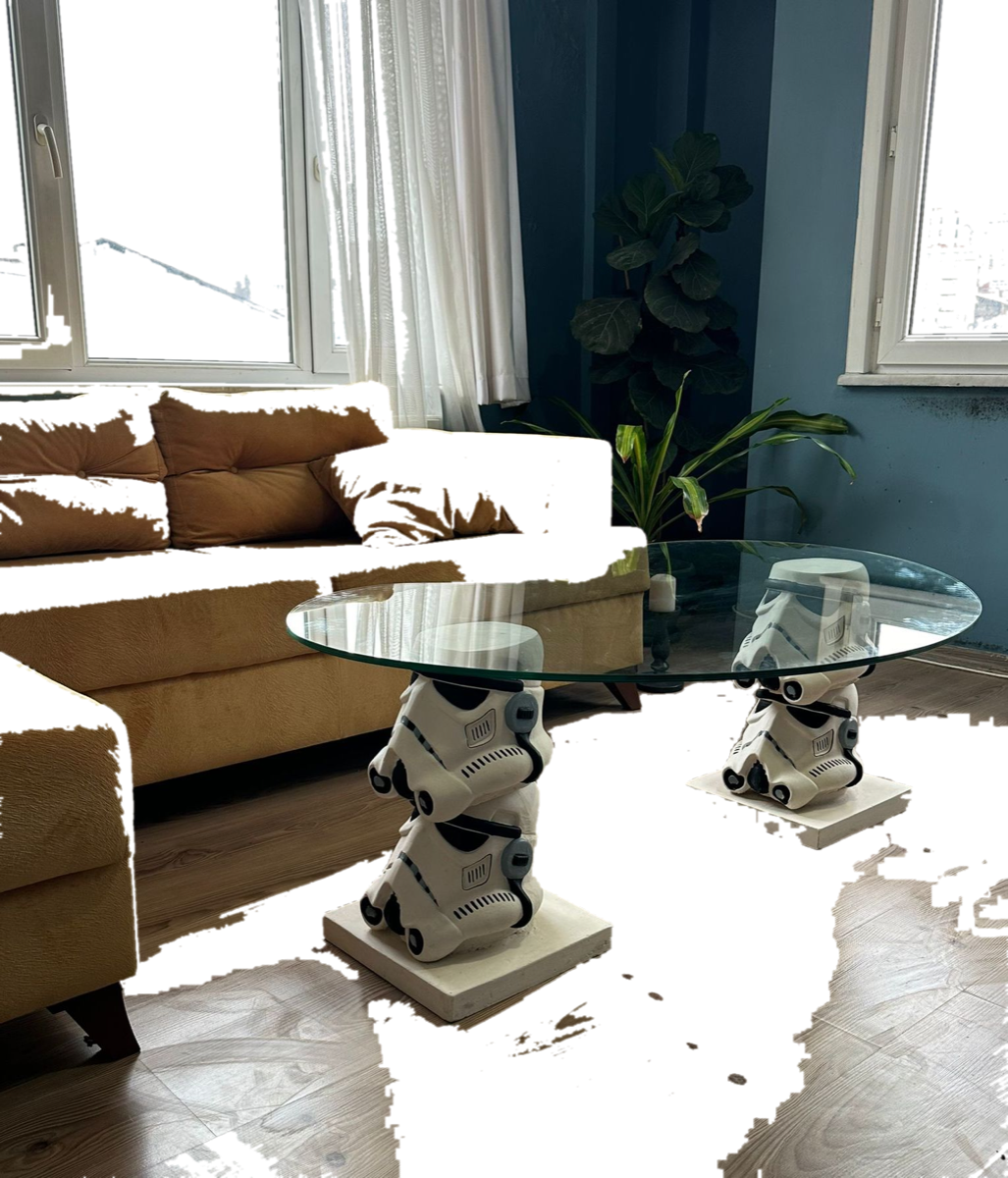 Drag&Drop transparent product image - Design Stormtrooper Sehpa