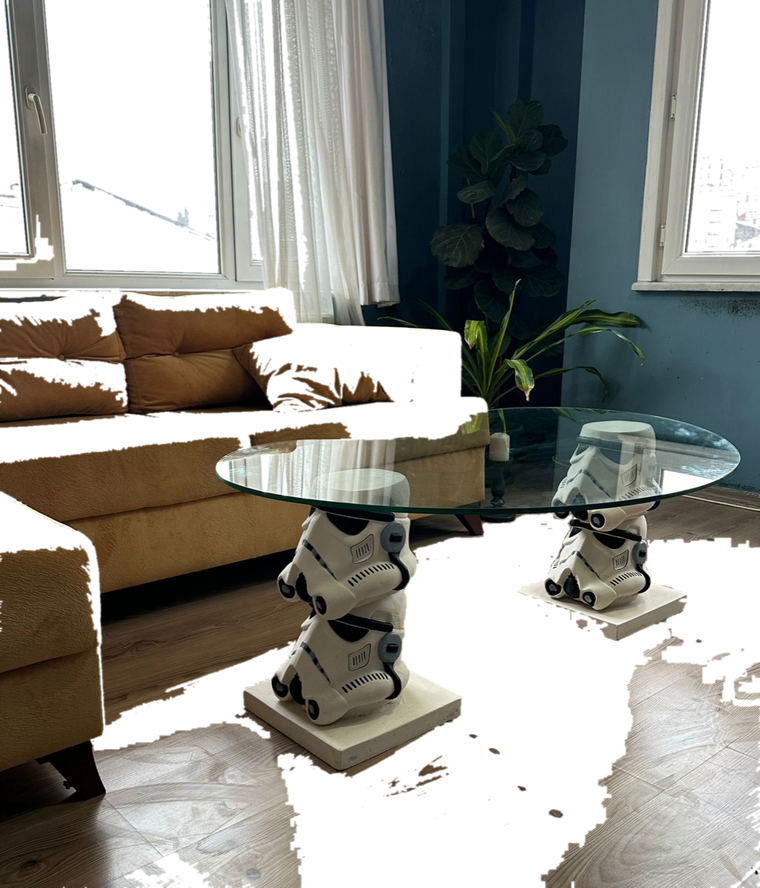 Drag&Drop transparent product image - Design Stormtrooper Sehpa