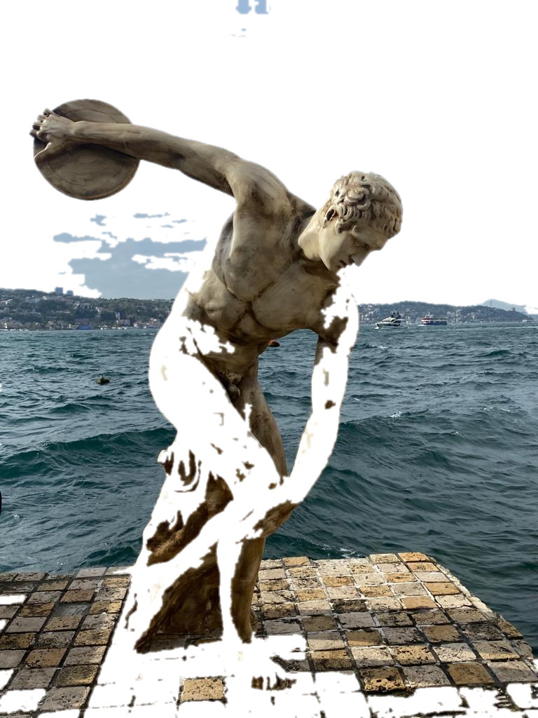 Drag&Drop transparent product image - Diskobolus Heykeli