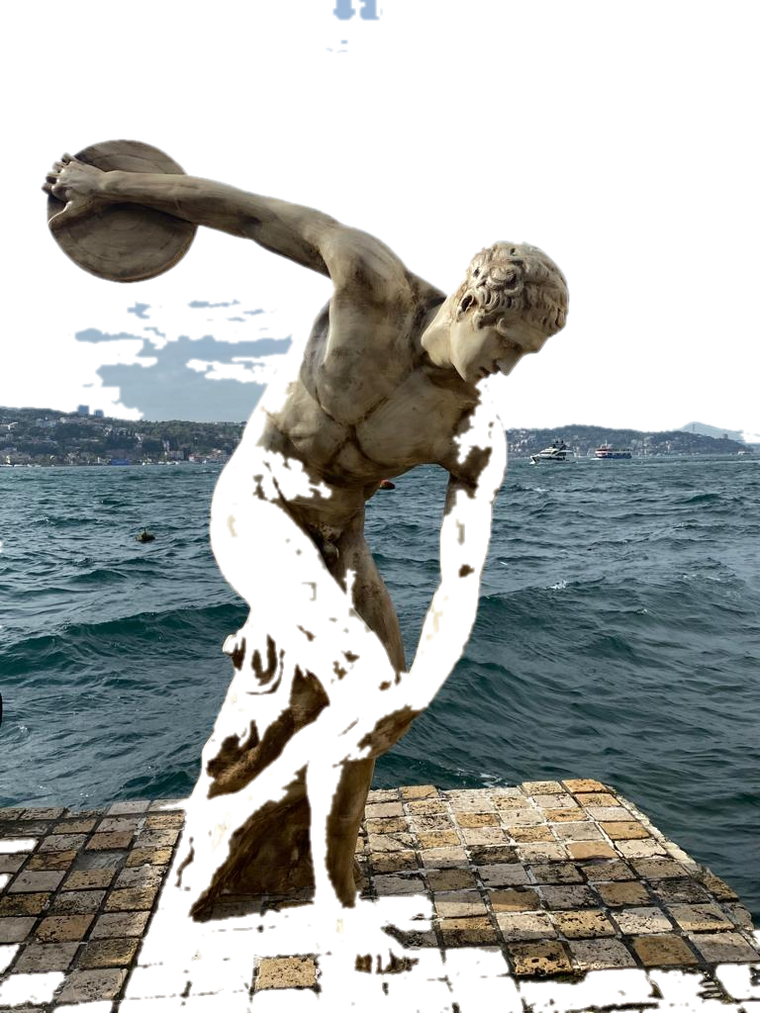 Drag&Drop transparent product image - Diskobolus Heykeli