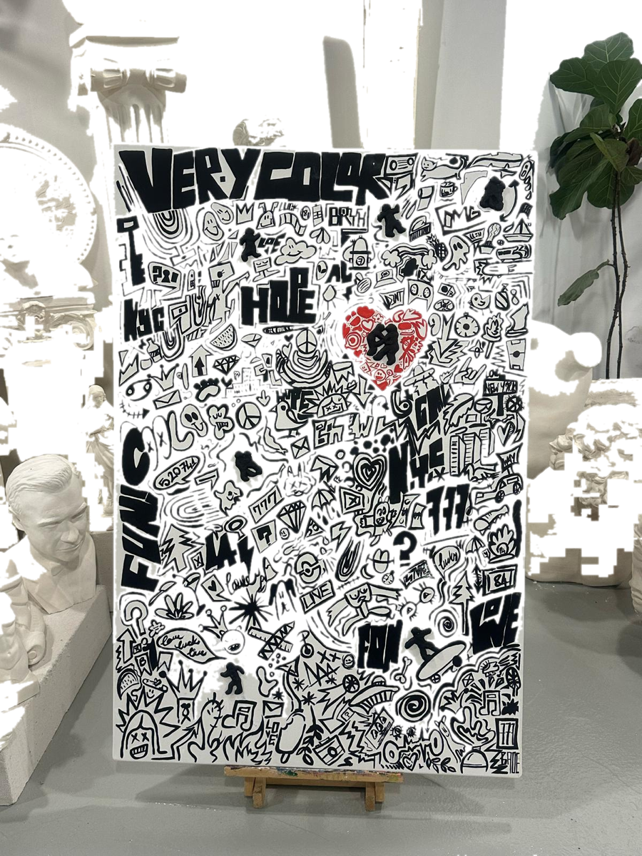 Drag&Drop transparent product image - Doodle in Motion Tablo