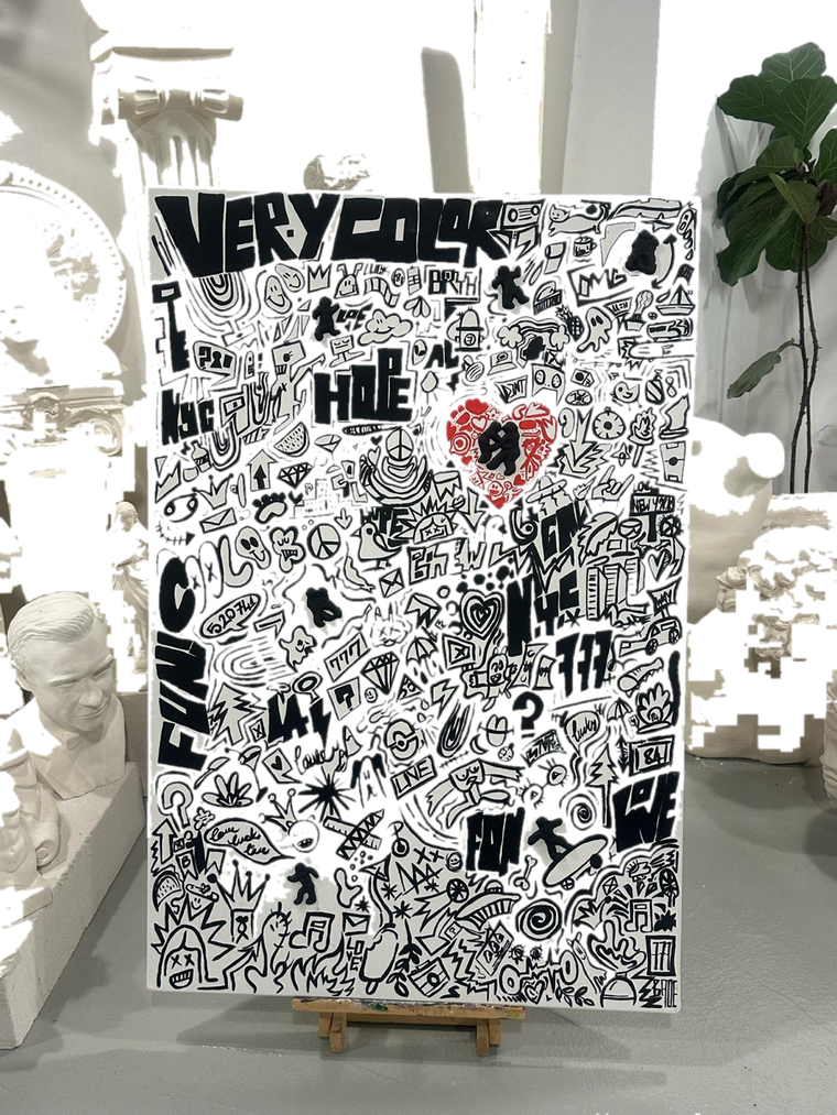 Drag&Drop transparent product image - Doodle in Motion Tablo