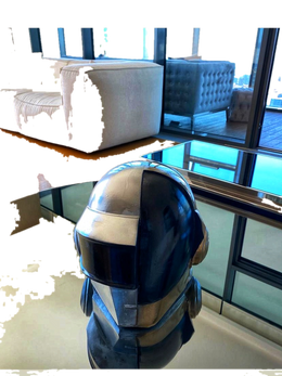 Drag&Drop transparent product image - Double Daft Punk Kask