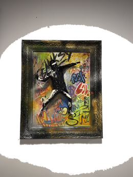 Drag&Drop transparent product image - flower thrower painting