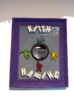 Drag&Drop transparent product image - Haring Mirror