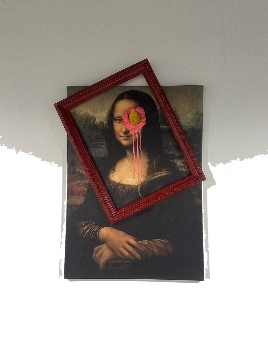 Drag&Drop transparent product image - Ice Cream Mona Lisa Tablo