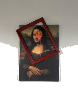Drag&Drop transparent product image - Ice Cream Mona Lisa Tablo