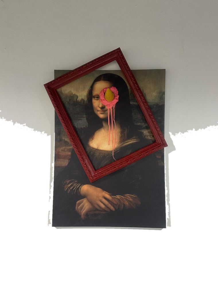 Drag&Drop transparent product image - Ice Cream Mona Lisa Tablo