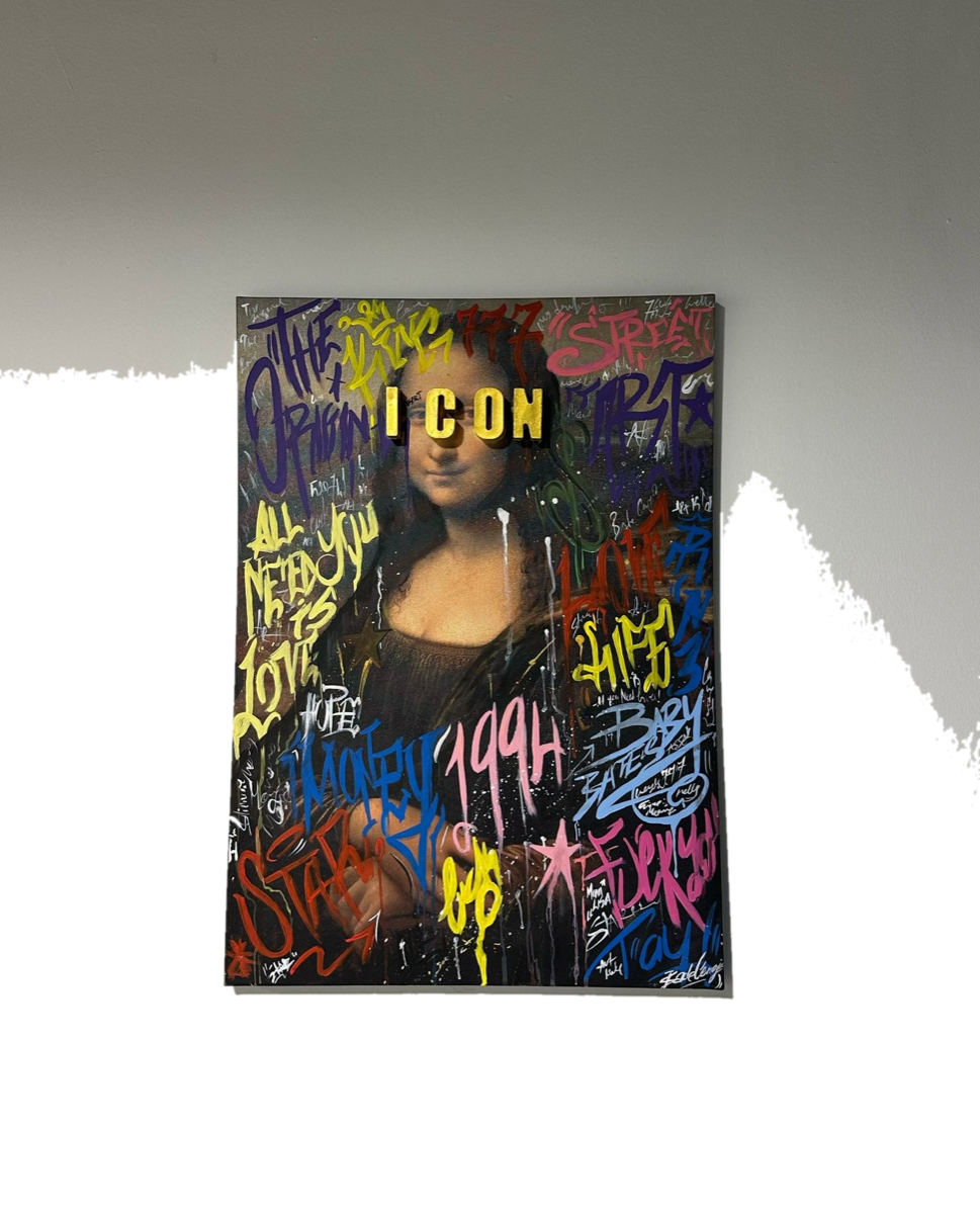 Drag&Drop transparent product image - Icon Mona Lisa Tablo